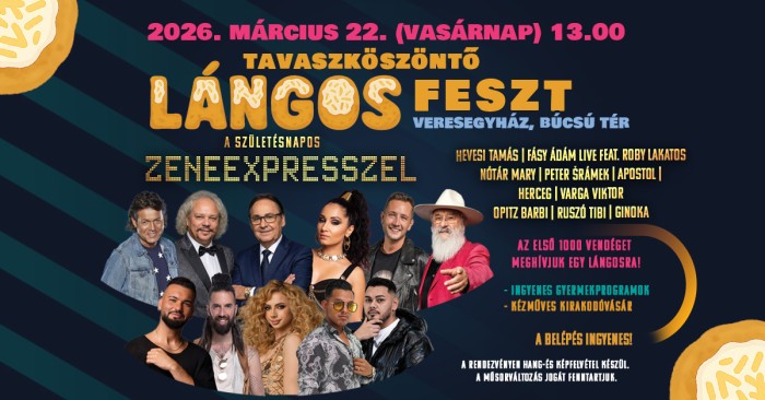 Március 22-én Veresegyház lesz az ország buliközpontja